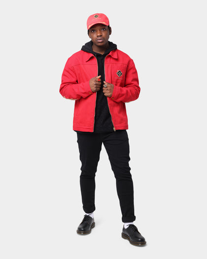 Last Kings The Throne Denim Jacket Red