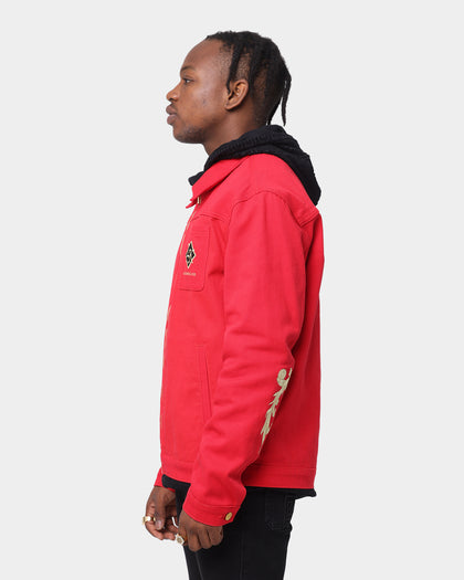 Last Kings The Throne Denim Jacket Red