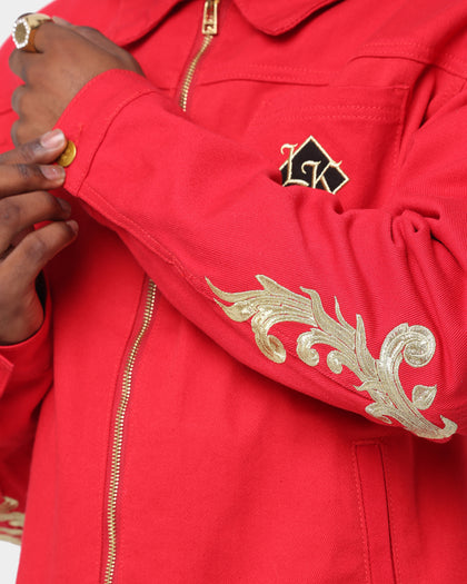 Last Kings The Throne Denim Jacket Red