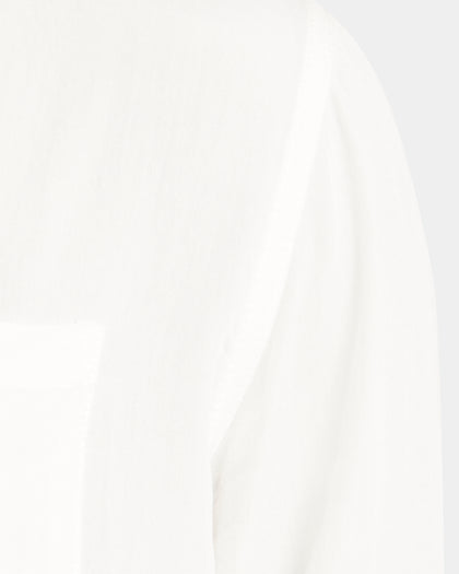 XXIII Crete Long Sleeve Button Up Shirt White