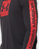Under Armour Camo Boxed Sport Style Long Sleeve T-Shirt Black/Red