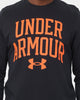 Under Armour Rival Terry Crew Black/Omega Ora