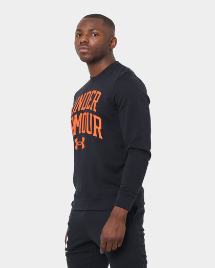 Under Armour Rival Terry Crew Black/Omega Ora