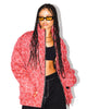 XXIII Paisley Puffer Jacket Red