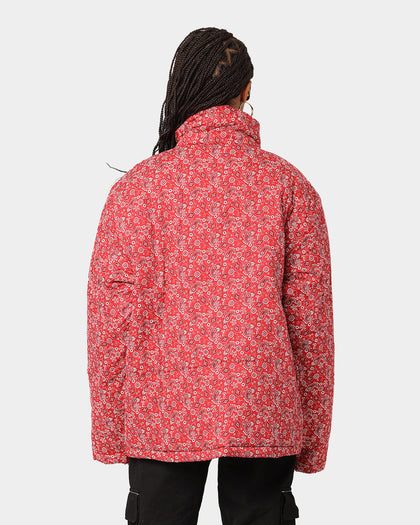 XXIII Paisley Puffer Jacket Red