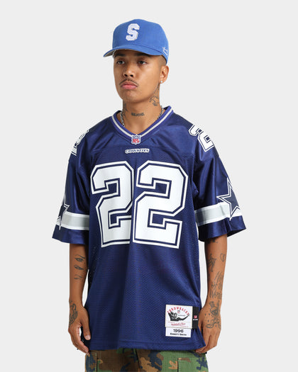 Mitchell & Ness Dallas Cowboys Emmitt Smith #22 Authentic Road '96 Jersey Blue