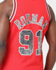 Mitchell & Ness Chicago Bulls Dennis Rodman '97-'98 #91 75th Anniversary Diamond Jubilee Swingman Jersey Red