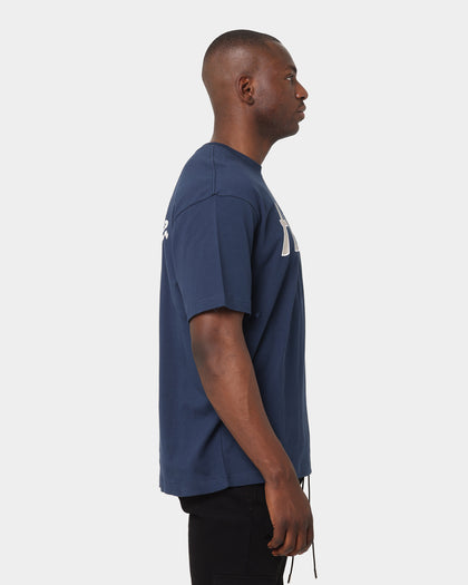 Mitchell & Ness Allen Iverson Georgetown Hoyas Script Logo T-Shirt Navy