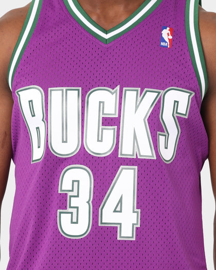 Mitchell & Ness Milwaukee Bucks Ray Allen #34 '00-'01 Swingman Jersey Purple
