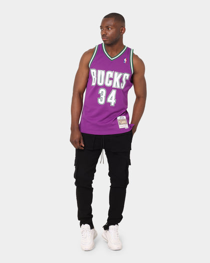 Mitchell & Ness Milwaukee Bucks Ray Allen #34 '00-'01 Swingman Jersey Purple
