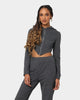 XXIII Women's Corset Track Suit Set Dark Heather Grey