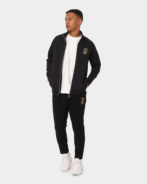 Sik Silk Messi x SikSilk Tape Funnel Zip Jacket Black/Gold