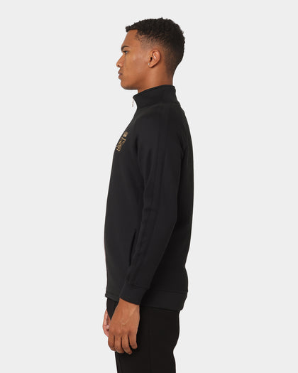 Sik Silk Messi x SikSilk Tape Funnel Zip Jacket Black/Gold
