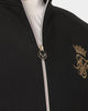 Sik Silk Messi x SikSilk Tape Funnel Zip Jacket Black/Gold