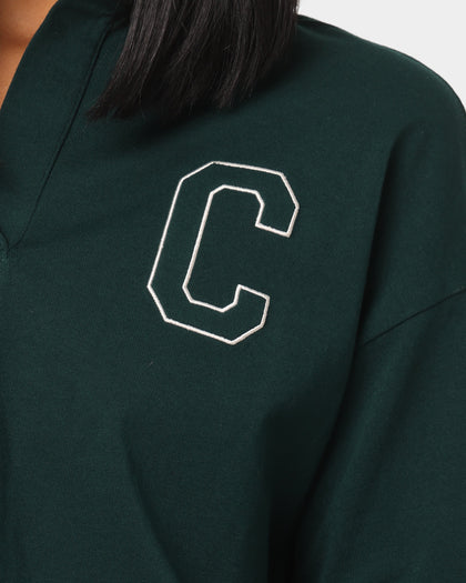 Champion Women's Heritage Varsity Polo Shirt Mid Field