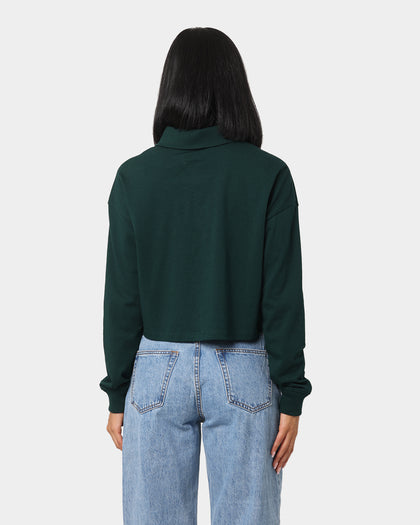 Champion Women's Heritage Varsity Polo Shirt Mid Field