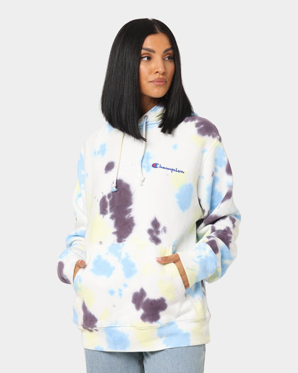 Champion Reverse Weave Cloud Dye Hoodie Print 3c7