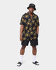 Last Kings Gold Tut Button Up Shirt Black