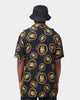 Last Kings Gold Tut Button Up Shirt Black