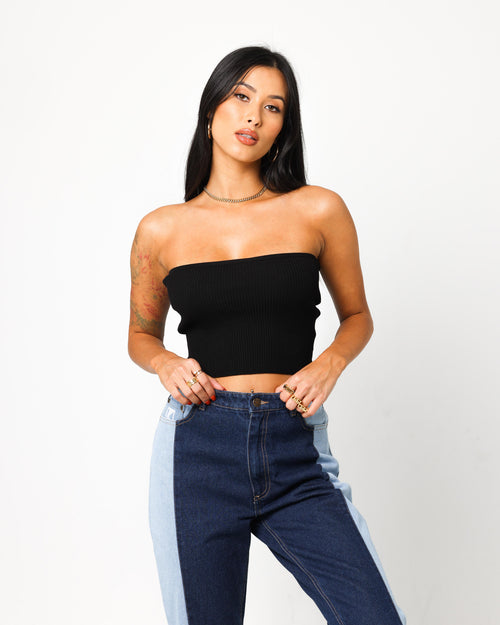 XXII Women's Kim Tube Top Black