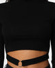 XXII Women's Ring Wrap T-Shirt Black