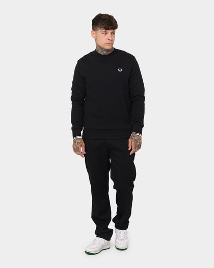 Fred Perry Crew Neck Sweatshirt Black