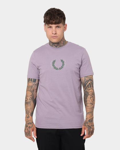 Fred Perry Laurel Wreath T-shirt Lavender Ash