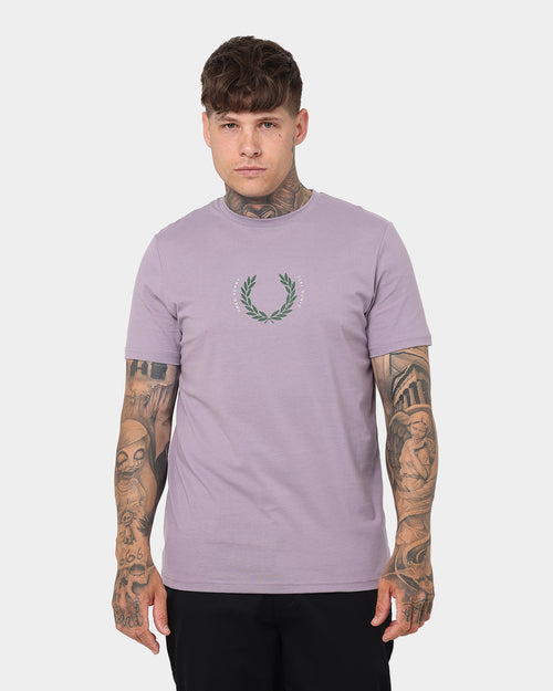 Fred Perry Laurel Wreath T-shirt Lavender Ash