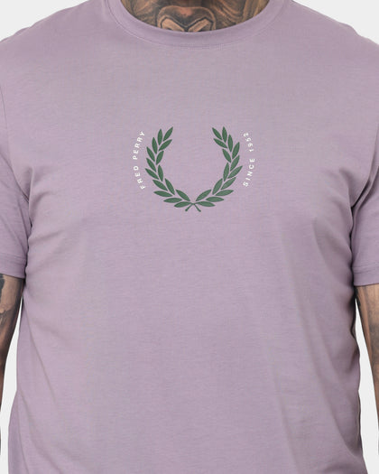 Fred Perry Laurel Wreath T-shirt Lavender Ash
