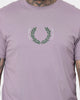 Fred Perry Laurel Wreath T-shirt Lavender Ash