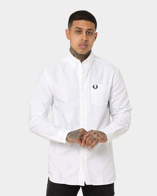 Fred Perry Oxford Shirt White