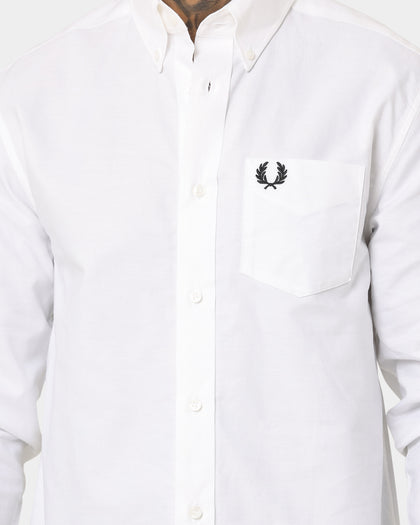 Fred Perry Oxford Shirt White
