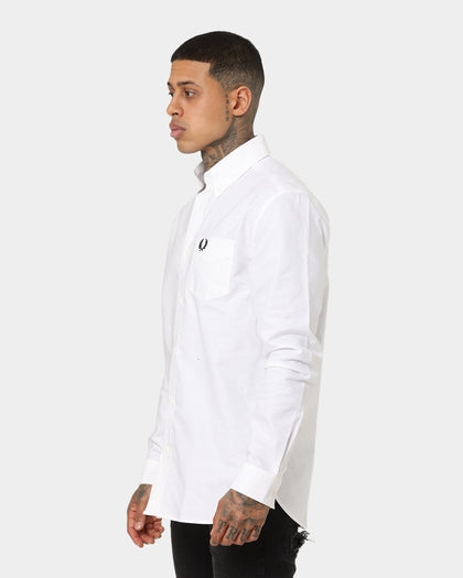 Fred Perry Oxford Shirt White