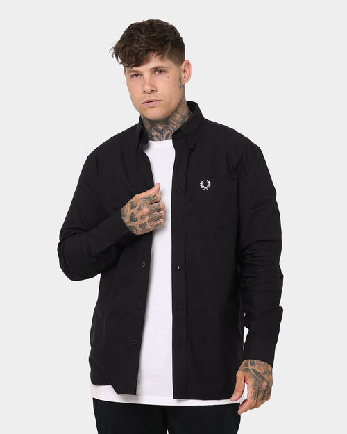 Fred Perry Oxford Shirt Black