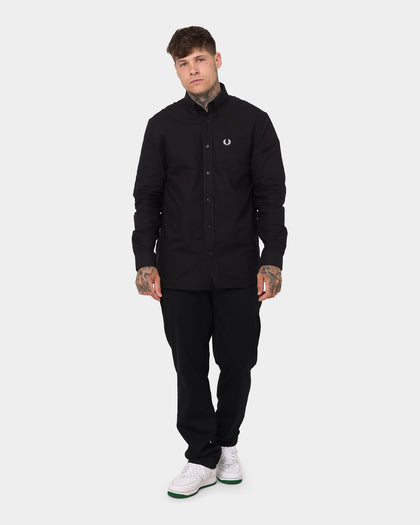 Fred Perry Oxford Shirt Black