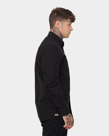 Fred Perry Oxford Shirt Black