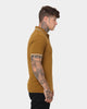 Fred Perry Twin Tipped Polo Shirt Dark Caramel