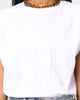 XXIII Women's Di Shoulder Pad Top White