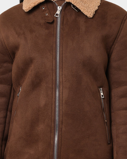 XXIII Will Aviator Jacket Tan