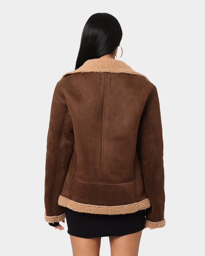 XXIII Will Aviator Jacket Tan