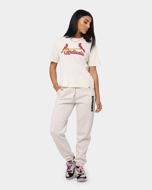 Majestic Athletic Women's St. Louis Cardinals Wordmark MLB T-Shirt White Sand