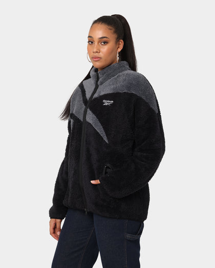 Reebok Classics Sherpa Track Jacket Black