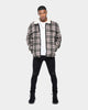 XXIII Tex Sherpa Flannel Jacket Black/White/Red