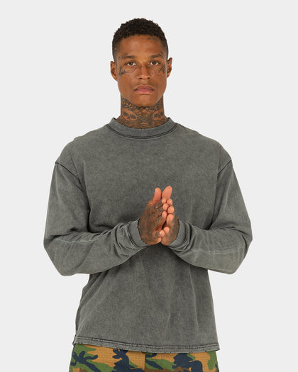 XXII Walt Washed Long Sleeve Black Wash