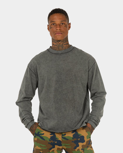 XXII Walt Washed Long Sleeve Black Wash