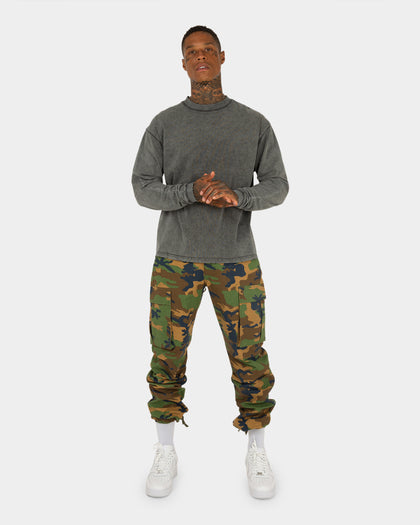 XXII Walt Washed Long Sleeve Black Wash