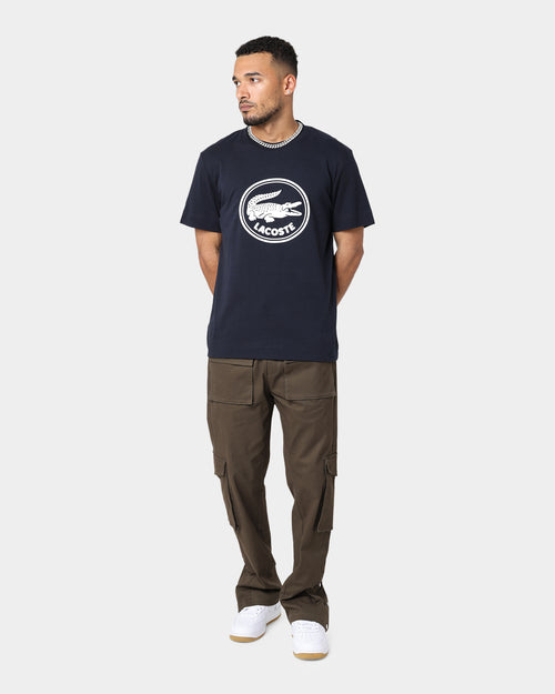 Lacoste Flocked Logo T-Shirt Abysm