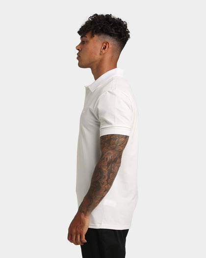 Lacoste Slim Fit Collar Wording Polo Shirt Flour