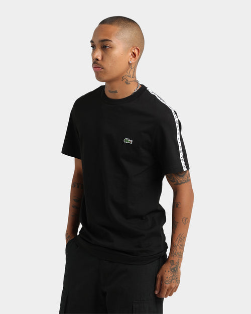 Lacoste Tape Jersey T-Shirt Black/Black