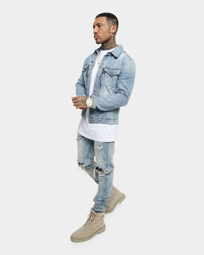 Saint Morta Codex Denim Jacket Vintage Blue